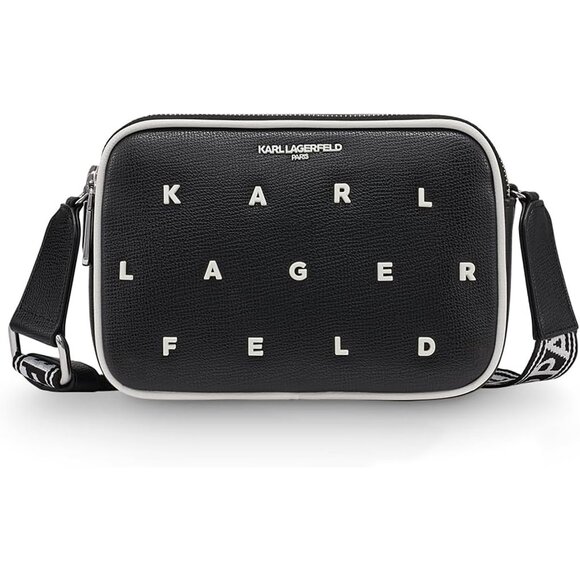 NWT Karl Lagerfeld MAYBELLE Logo Crossbody Sling Bag NEW MSRP $198